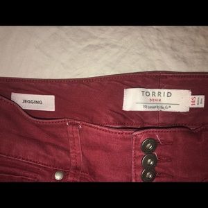 Red Torrid Jeggings